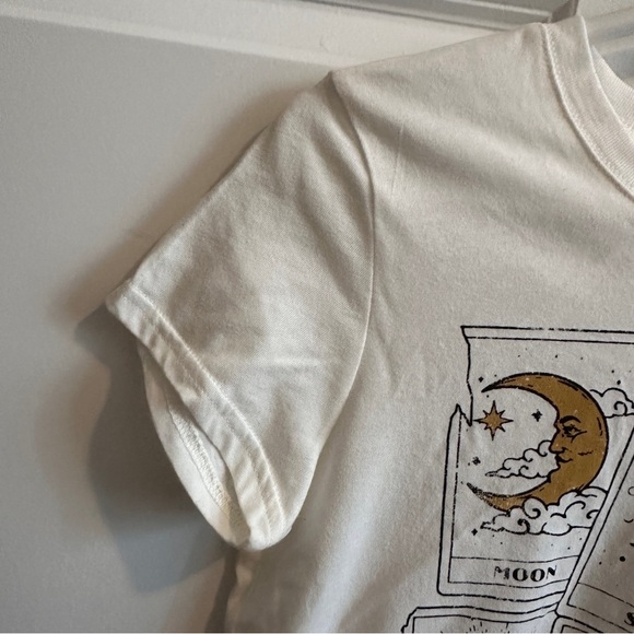 NWT Wound Up Tarot Card Graphic Tee Juniors Size Small T-Shirt Witchy Halloween - Picture 4 of 14